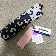 ケイトスペード　ネイビー　　折りたたみ傘　遮光遮熱　トレカのサムネイル