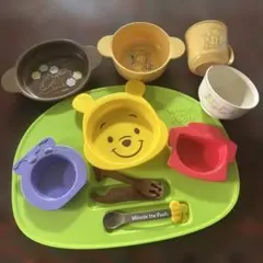 く*】様 プーさん ベビー用食器セット