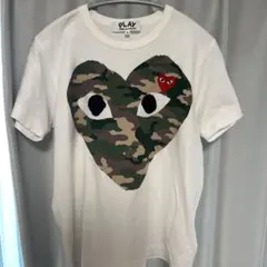 PLAY COMME des GARCONS カモフラハート Tシャツ 正規品 - メルカリ
