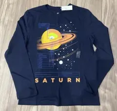 新品タグ付き　ネイビー　地球惑星　カットソー　140 9.10歳