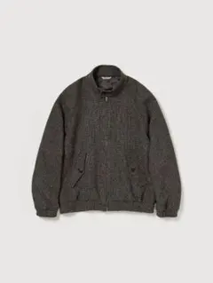 【タグ付き/未使用品】AURALEE フーディー ブルゾン ブラック 25AW AURALEE LAMB LEATHER ZIP BLOUSON / A25AB01WX*LE#GH