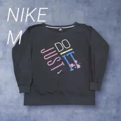 NIKE ナイキ スウェット M ブラック レディース ガールズ 古着のサムネイル