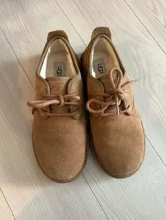 UGG ブラウン スエード モカシン