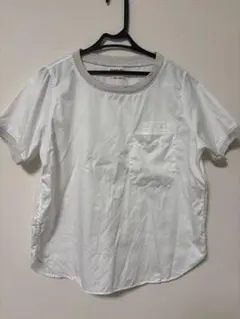 BEAMS BOY リブ プルオーバー ショートスリーブシャツ　Tシャツ　日本製のサムネイル