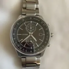 CITIZEN クロノグラフ 腕時計 グレー