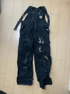 ブラックオーバーオール・つなぎ