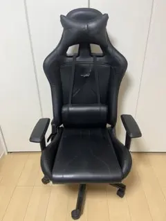 #引取限定　ニトリ ゲーミングチェア GM707 BK/BK オールブラック