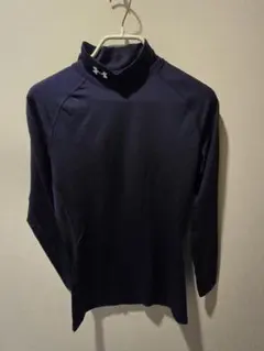 UNDER ARMOUR ハイネック長袖シャツ XL ネイビー