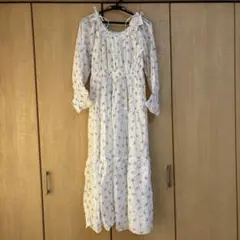 【未使用品】ジェラートピケ 花柄ワンピース