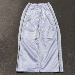 00s nike 極太 wide nylon pants y2k teck 白 00s nike 極太 wide nylon pants y2k teck 白 - メルカリ