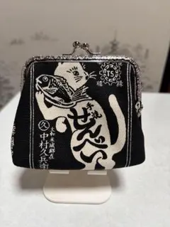 猫 せんべい パイナップル 獅子 がま口 コインケース