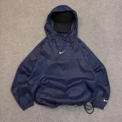 90s NIKE ナイロンジャケット　短丈　銀タグ　アノラックパーカー