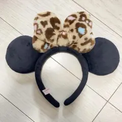 ディズニー　ミニー　カチューシャ　豹柄