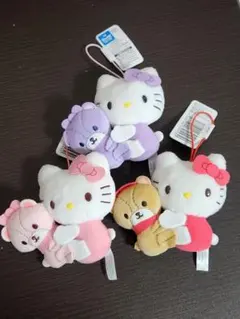 ハローキティ カラフルベアマスコット 3種セット