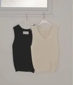 Todayful vネックニットベスト