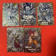 ドラゴンボールダイバーズ　5枚まとめ売り ドラゴンボールスーパーダイバーズ 11弾 PUR 5枚コンプセット - メルカリ