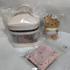 Wakemake早期特典 平成ギャルキティ ポーチ ぬいぐるみキーリング