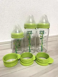 【aym様専用】Bean Stalk 哺乳瓶 3本セットアタッチメント付き