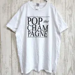 半袖 Tシャツ クルーネック 英字ロゴ M 白 綿 カジュアル 旅行 デート