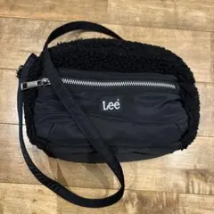 Lee ボア ショルダーバッグ ブラックのサムネイル