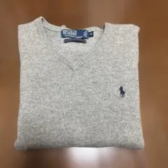 Polo by Ralph Lauren グレー Vネック セーター M