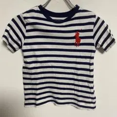 【キッズ】Polo Ralph Lauren ボーダーTシャツ 110のサムネイル