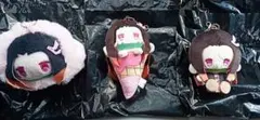 【3点セット】鬼滅の刃 桜餅 プラッシュ アイスたぴぬい マスコット 竈門禰豆子