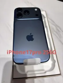 【新品】iPhone17pro アイフォン　256G ディープブルー