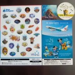 東京ディズニーリゾート シールセット JAL