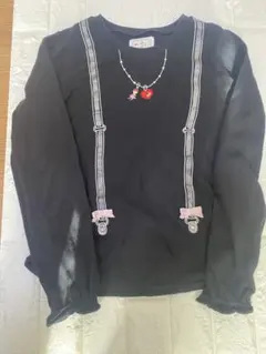 ミキハウス　ブラック長袖Tシャツ150㎝