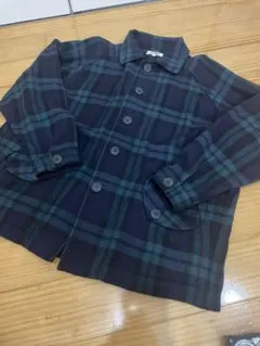 made in japan！グリーン チェック柄 アウター