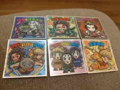 鬼滅の刃　シール　炭治郎　善逸　伊之助　他　6枚セット　まとめ売り