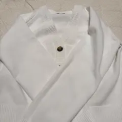 GU スポンジニットVネックカーディガン Sサイズ