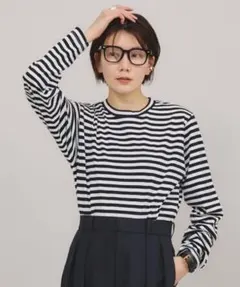Ameri Vintage26SSCOLORFUL BORDER L/S TOP - メルカリ