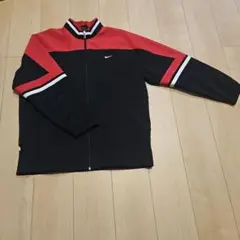 Nike ジップアップジャケット M ブラック/レッド