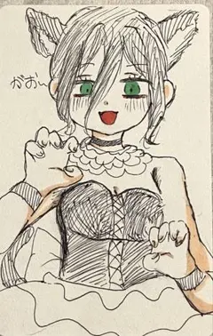 チェーンソーマン レゼ 手描きイラスト