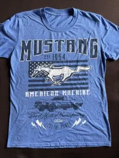 Ford Mustang プリントTシャツ ブルーのサムネイル