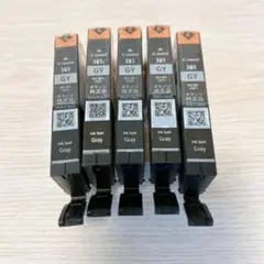 Canon 純正インク BCI 381 GY 5個 キャノン　インク　グレー