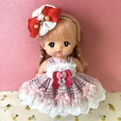 メルちゃん服　ワンピース②点セット❤️ハンドメイド☆16