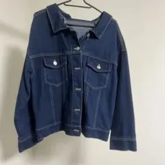 ジージャン デニムジャケット バックリボン