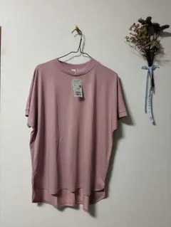CINEMA CLUB 半袖Tシャツ くすみピンク