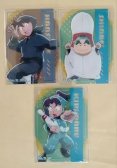 忍たま乱太郎　ラウンドワン　クリアカード　土井半助、きり丸、しんべヱ