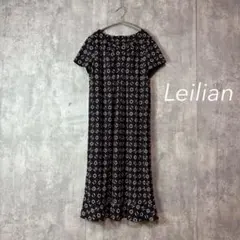 Lelian レリアン 半袖ワンピース 13+ 大きいサイズ シルク入り - メルカリ