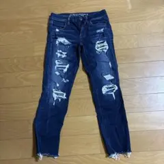 AMERICAN EAGLE スキニーデニム ダメージ加工