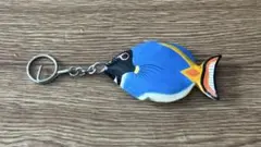 木製魚モチーフ キーホルダー