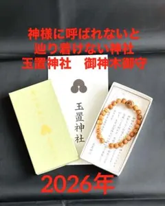 日本銘木】招福 伊勢神宮内宮・御山杉大貴珠 ブレスレット 証明書付き