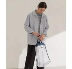 【40サイズ　美品】アーバンリサーチ ドアーズ　パナマオープンカラーシャツ