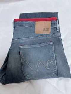 《大人気》XL EDWIN ジャージーズ　ストレートジーンズ ダークブルー