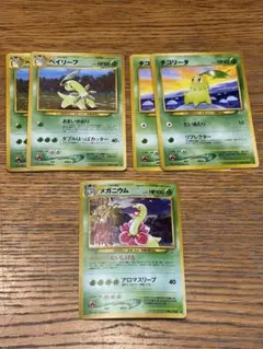 ポケモンカード】バクフーン.オーダイル.メガニウム☆ 金、銀、新世界