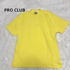 PRO CLUB Tシャツ イエロー 無地のサムネイル